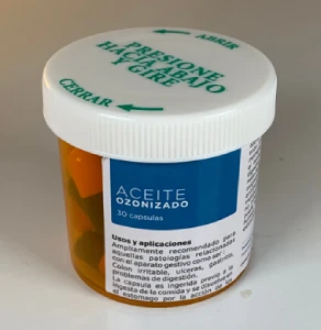 Aceite ozonizado en calpsulas