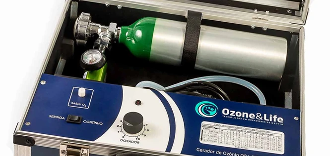 Fotografía de equipo modelo portable de ozono&life